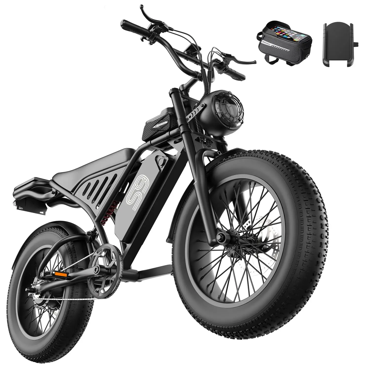 2500W Peak Fat Tire Ebike, 36MPH 65Miles 48V 20Ah Battery, NFC Unlock & LCD Display, Off-Road & Commuter, Customized