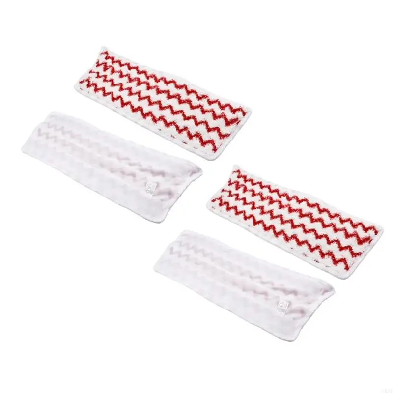 L8RE 2/4x Cuscinetti in microfibra ricambio per ViledaSteam XXL Power Pad Pulitore a vapore Cuscinetti in microfibra per uso
