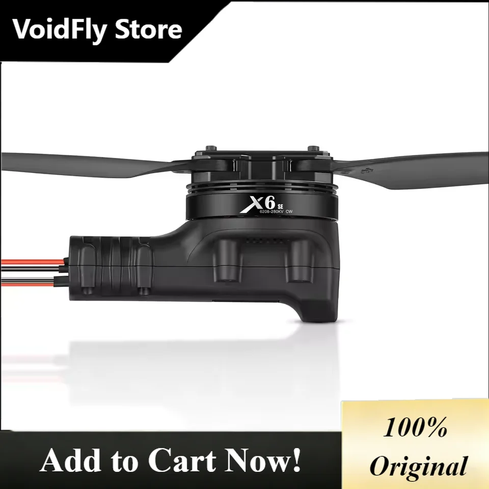 VoidFly Hobbywing X6 SE Integrated Power Motor CM-X6-SE Engine Fan Brushless Drone 2270 Propeller 2.2kg Thrust Outrunner BLDC Mo