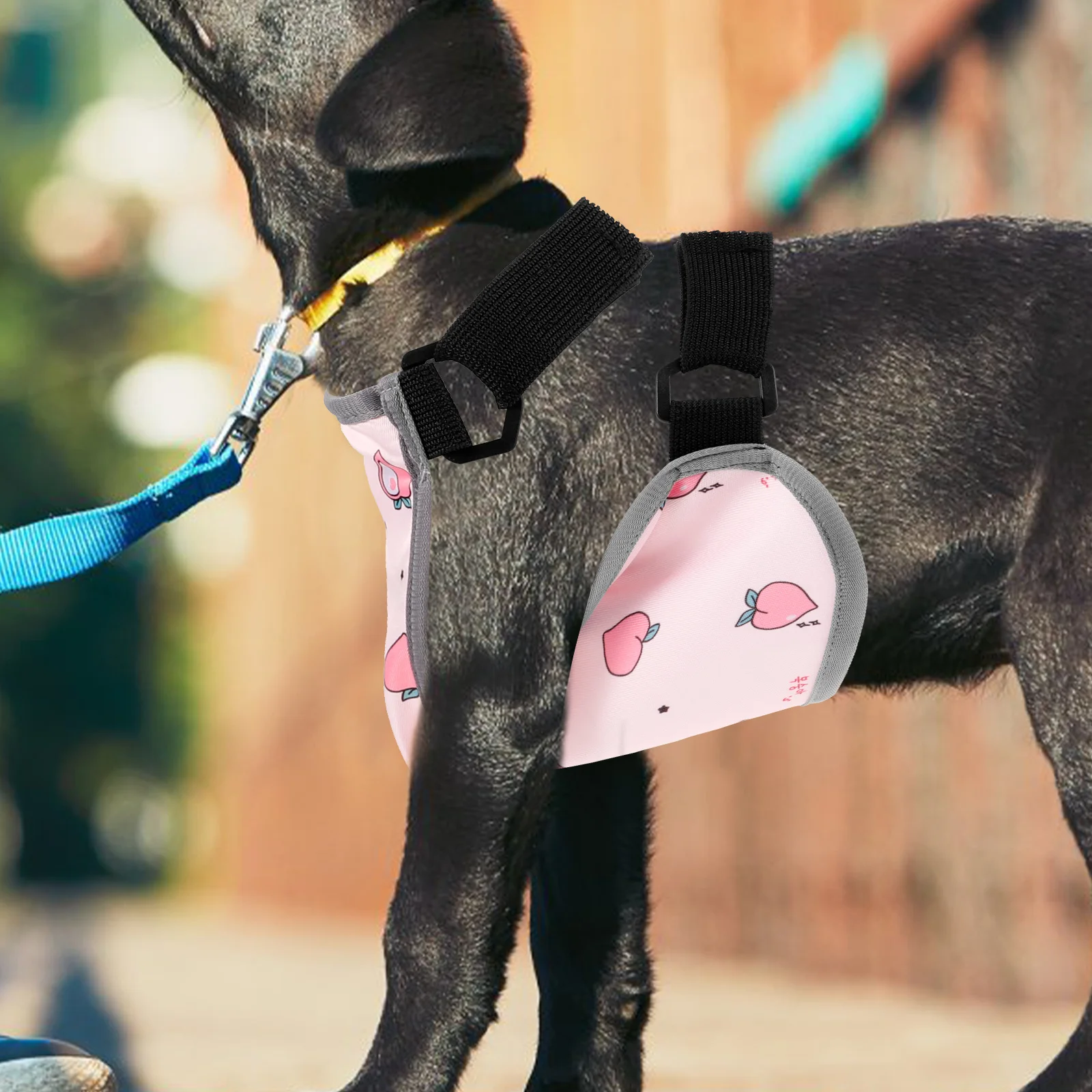 Ochraniacz na brzuch dla samicy psa, wodoodporny ochraniacz na klatkę piersiową, uroczy kombinezon na brzuszek do codziennych aktywności na świeżym powietrzu, spacerów i joggingu.