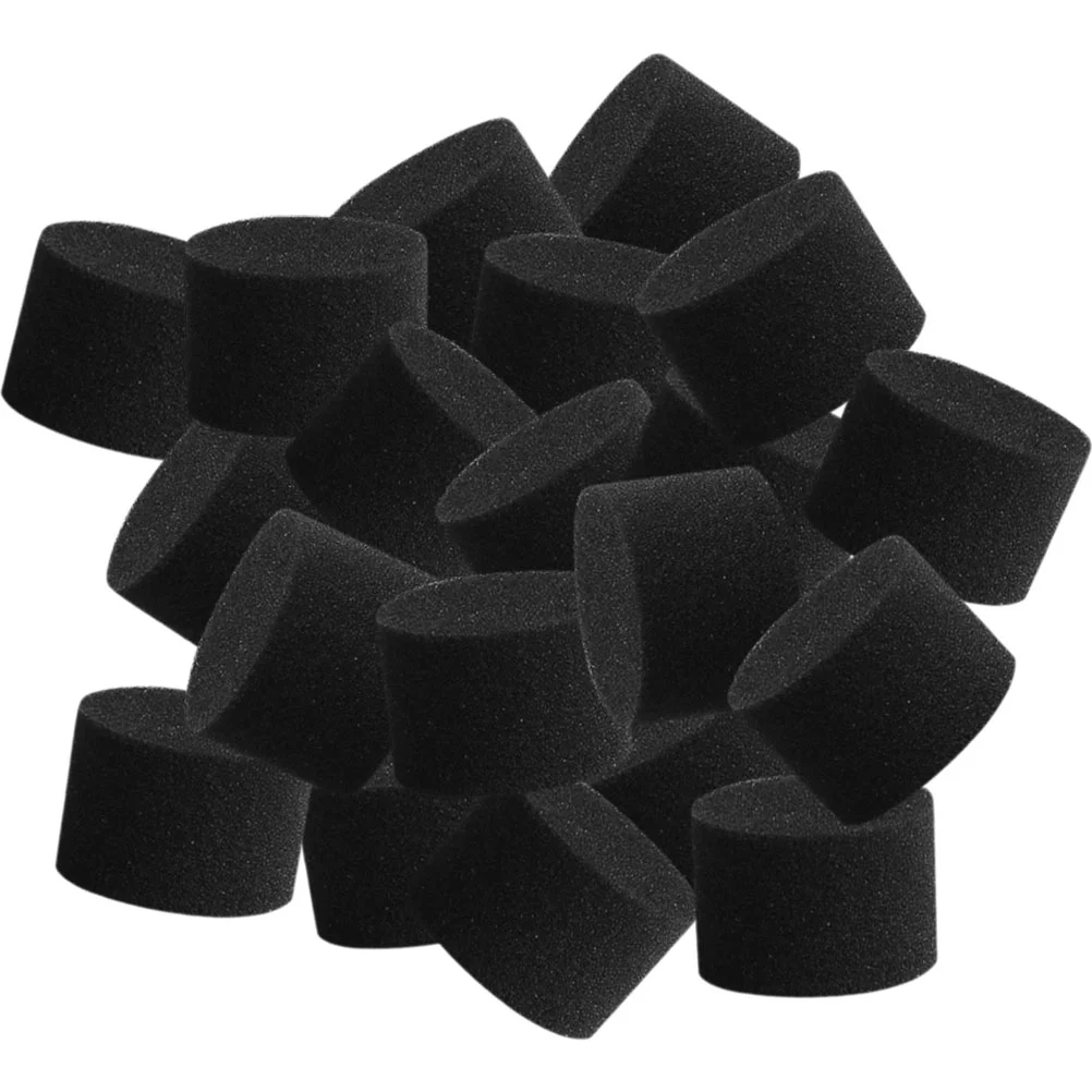 

50pcs Hydroponic Seedling Sponge Black Planting Pads 45mmx30mm Soilless Cultivation Tool for Vegetable Gardening Easy Clip