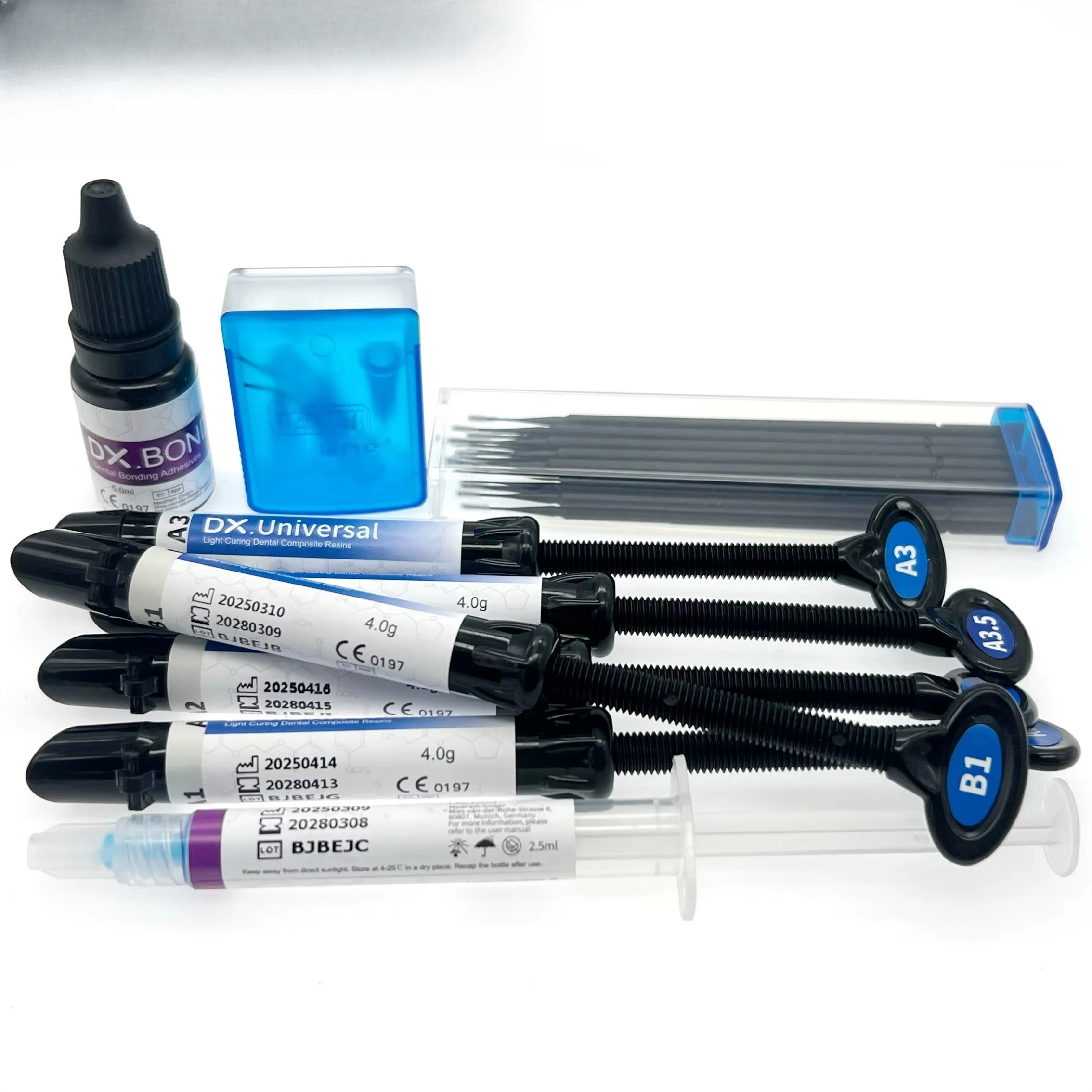 

Универсальный комплект композитов, наполнительный композитный комплект для переднего и заднего восстановления, светоотверждаемый композитный комплект для стоматолов