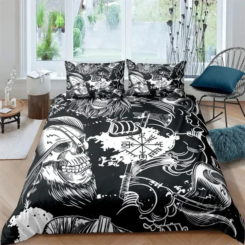 

Anime Bedding Set 3D Printed Duvet Cover Set Skin-Friendly Single Double Size Bedroom Decor Duvet Cover Set Happy Halloween Deco