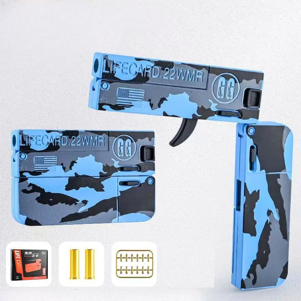 Tarjeta de vida, pistola de juguete, Mini pistola de juguete para niño, aspecto de pistola pequeña, edad Real, más de 8 años, regalo de cumpleaños, tienda de envío directo