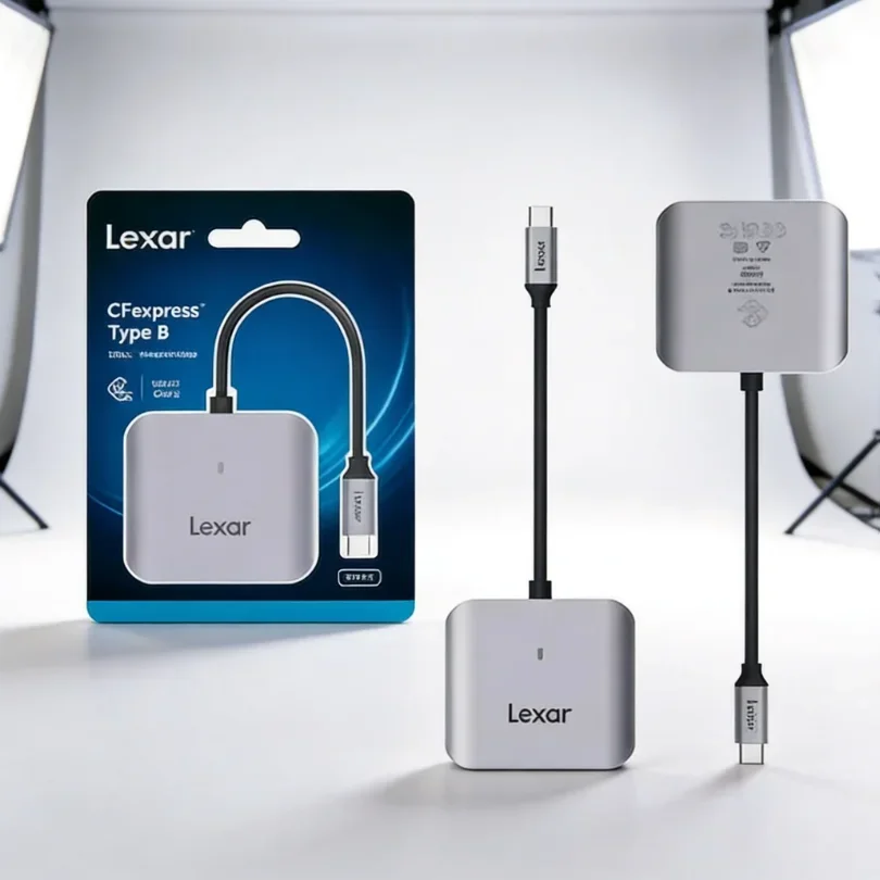Lexar 510U Professional CFexpress Type B Card Reader 10Gbps USB 3.2 Gen 2 Type C 8K RAW CFE Reader for Photography Camera Laptop