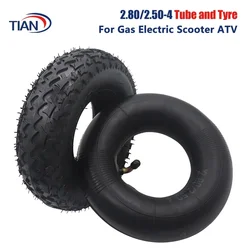 9 Inch Off-road Tire 2.80/2.50-4 Outer Tyre Inner Tube Fits Gas /Electric Scooter ATV Elderly Mobility Scooter Wheelchair 2.50-4