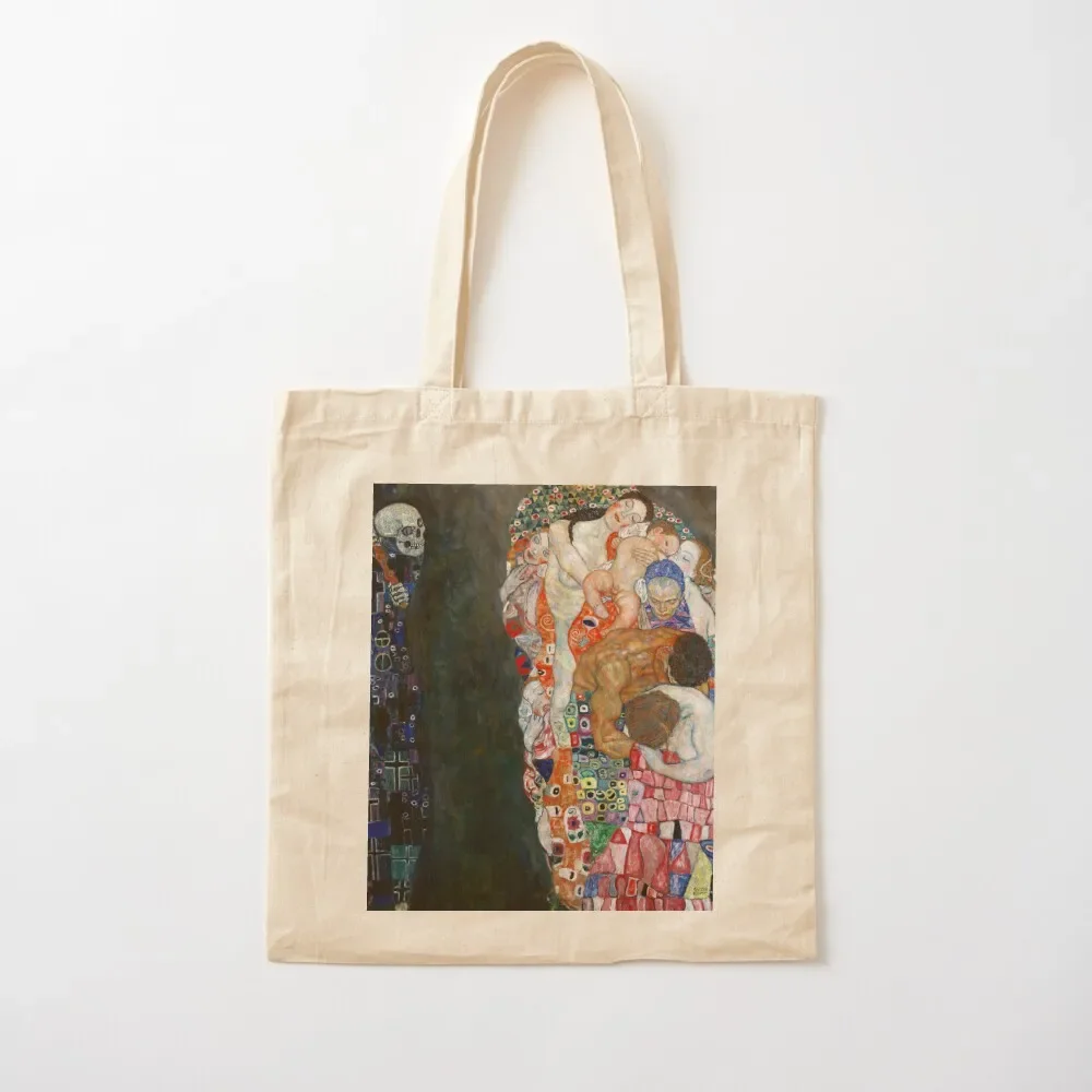 

Death And Life, Gustav Klimt Tote Bag Lady bag Handbags great bag