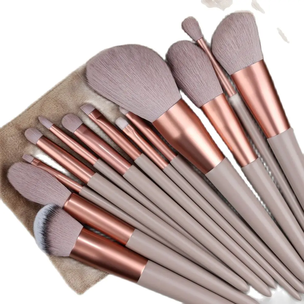 13PCS Makeup Brushes Set Eye Shadow Foundation Women Cosmetic Brush Eyeshadow Blush Powder Blending Beauty Soft Makeup Tool