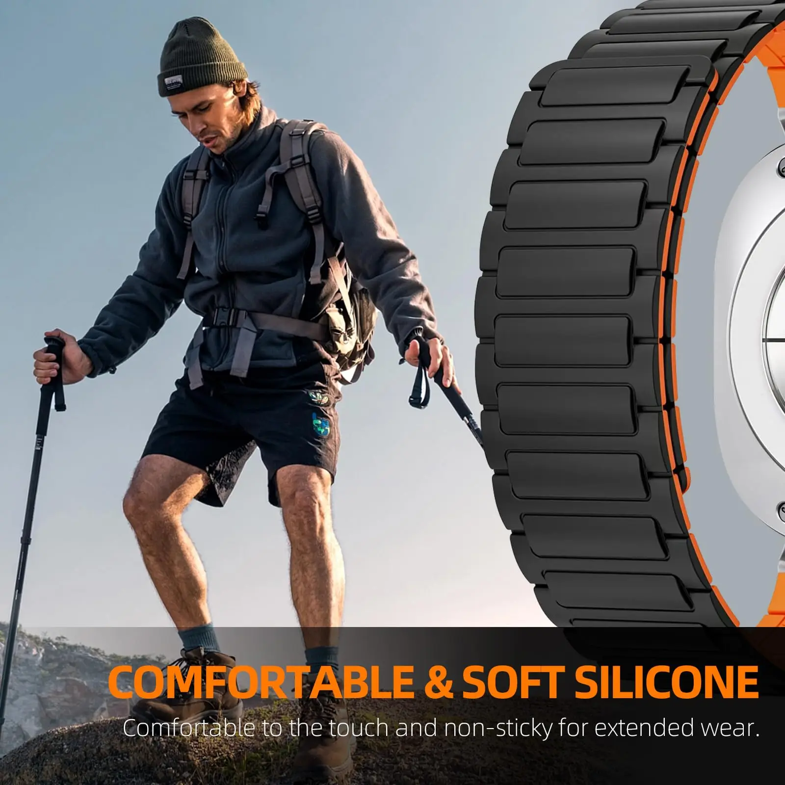 삼성 갤럭시 워치 8 40mm 44mm 8 클래식 46mm 실리콘 스포츠 팔찌 코레아 갤럭시 워치 8 손목 스트랩 마그네틱 루프 밴드