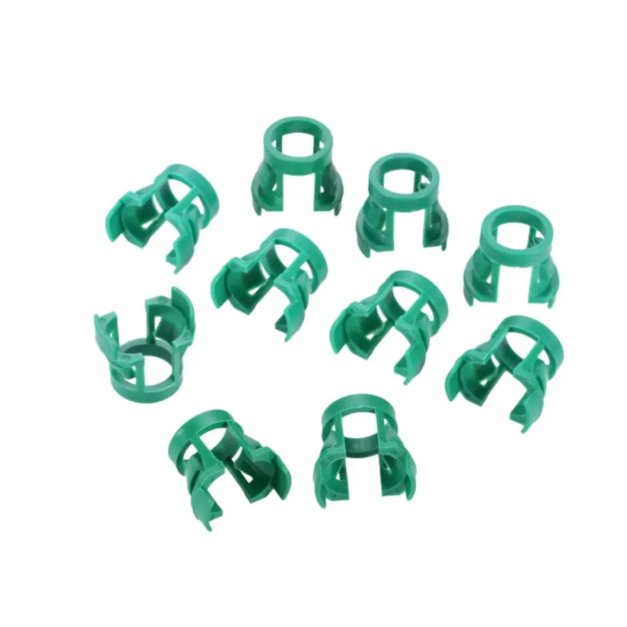 10x Car Transmission Tubing Clamp Clip Plastic Green Fasteners Clips Car Interior Hose Clips for Old Volvo S80 XC90