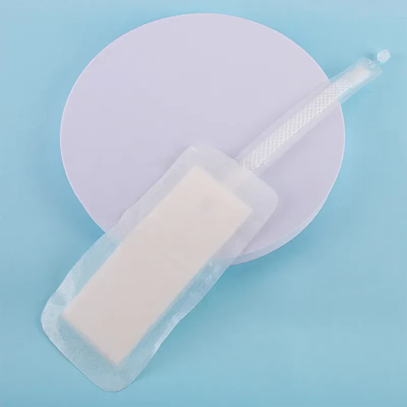 

Negative pressure wound therapy soft dressing kit 10x30cm including soft port with tube transparent film