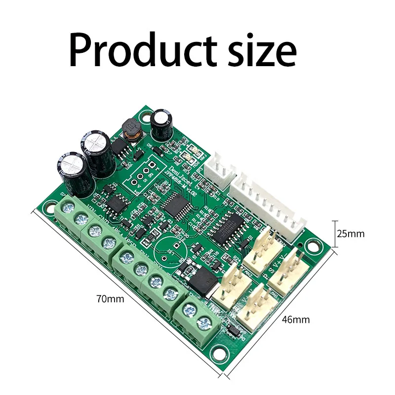 DC 12V 24V 48v DC Fan hız kontrolörü şasi PWM sıcaklık kontrolü hız ayarı soğutma fanı vali LED ekran RS485