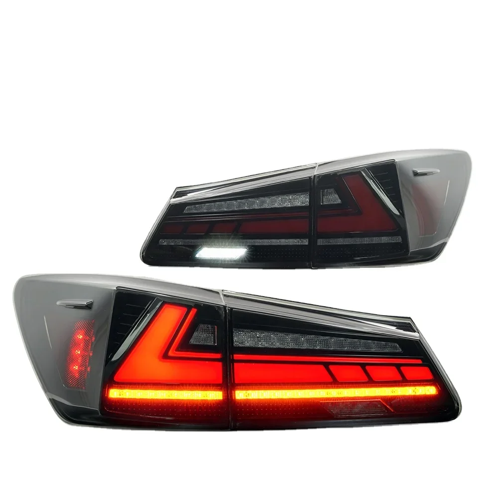 Pair Of Car Tail Light Assembly For LEXUS IS250 IS300 IS350 ISF 06-12 LED Brake Signal light Tuning Parts Car Rear Lamp System