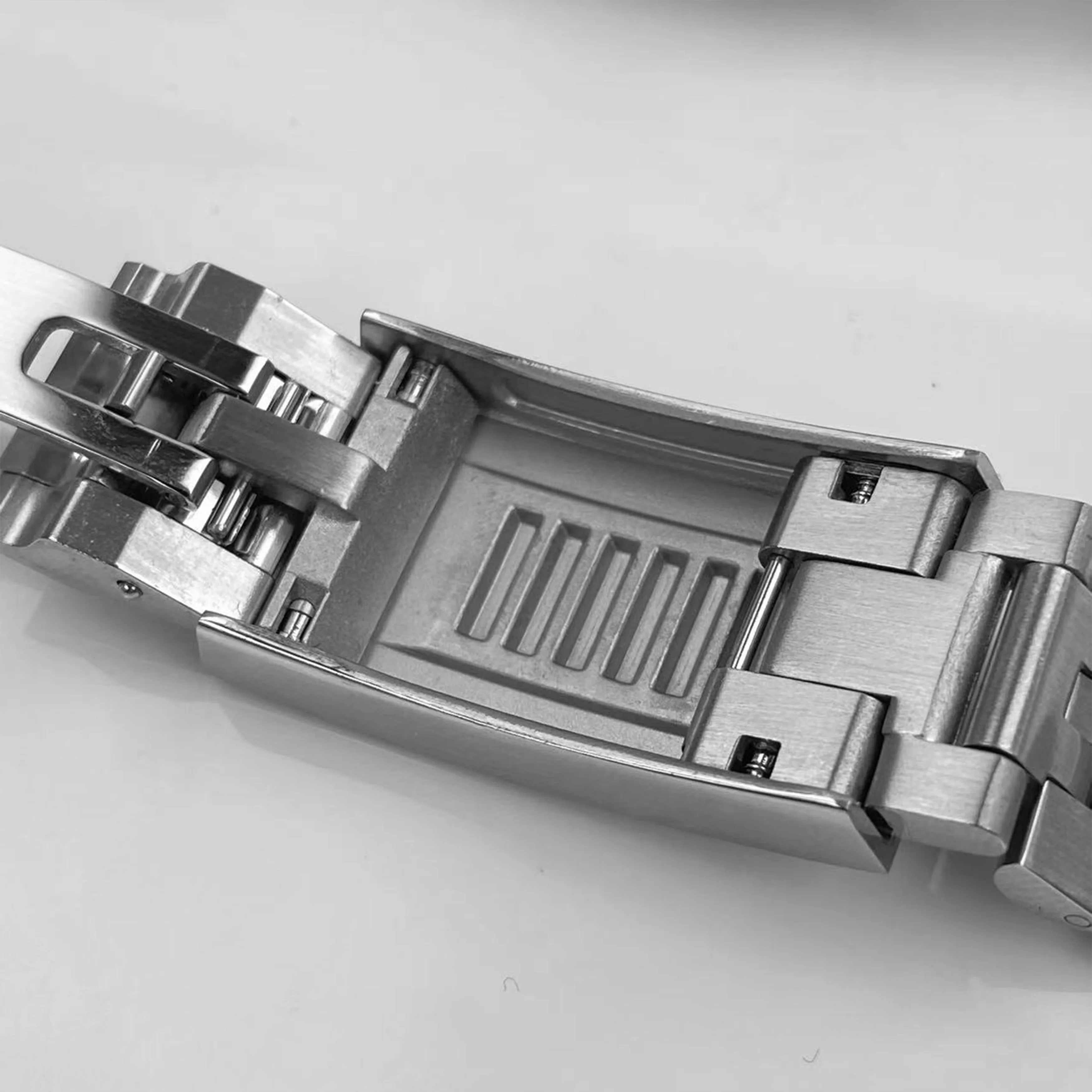 Caixa de relógio vk63 de alta qualidade, 39mm, vidro safira, aço inoxidável, à prova d'água, para seiko mod fit vk63, peças de movimento de quartzo