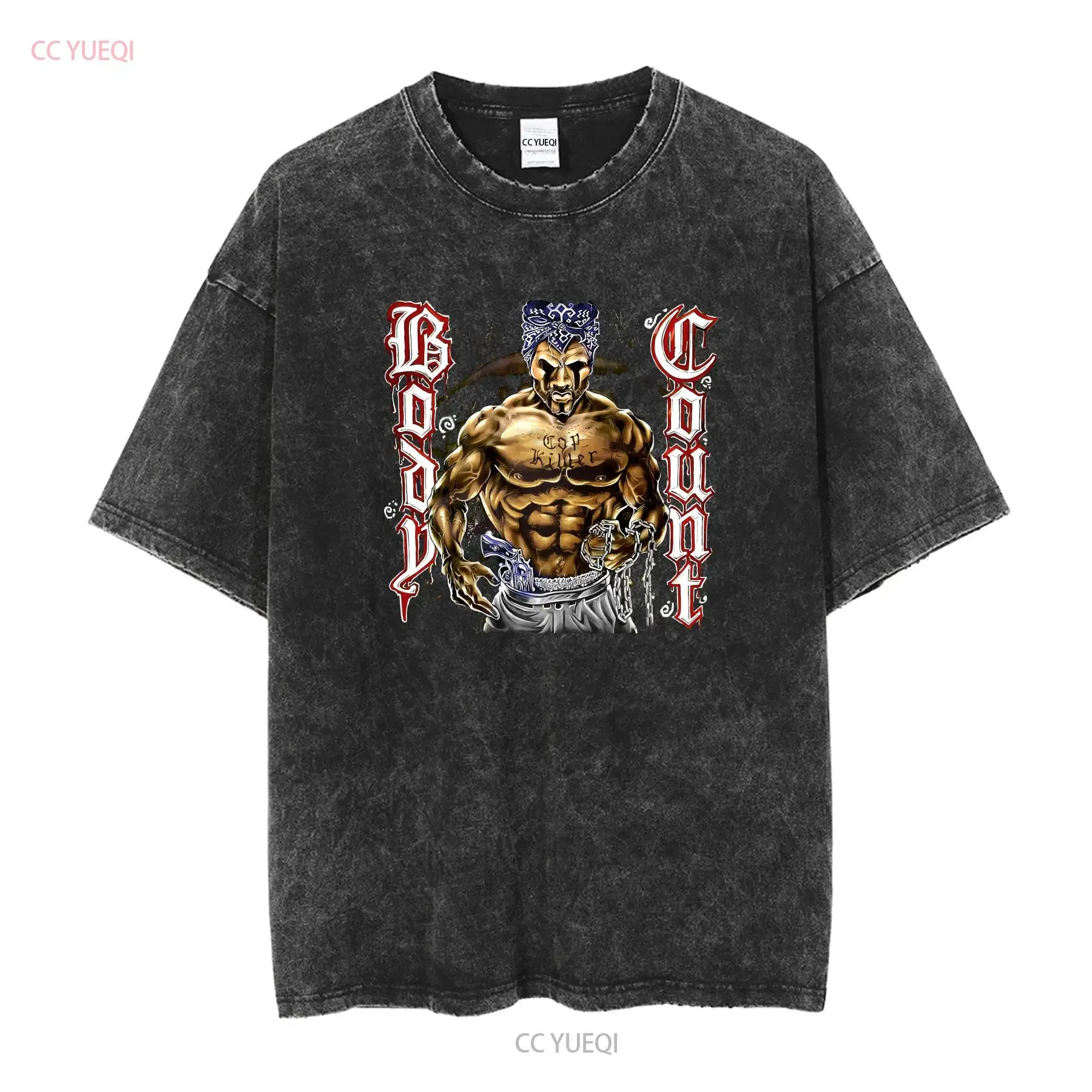 Vintage 1992 Body Count Cop Killer T Shirt XL ICE Rhyme Syndicate Punk Metal long or short sleeves vintage Washed Comfortable