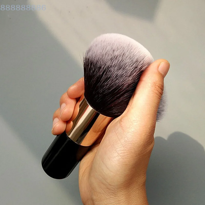 1 pc pincéis de maquiagem tamanho grande macio fundação pincel de maquiagem rosto blush pó ferramenta cosméticos