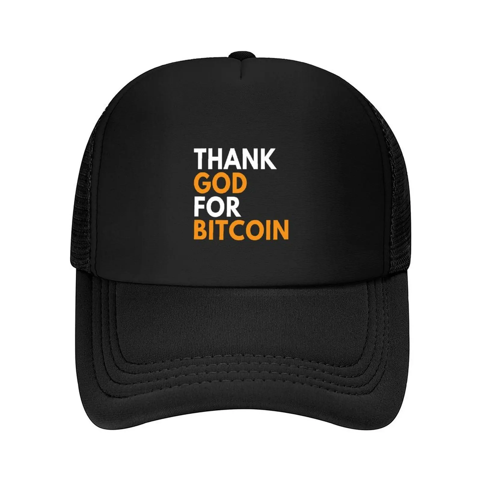

Thank God For Bitcoin Baseball Cap Hat Man For The Sun Mountaineering hiking hat hats for men Elegant Women's Hats Men's