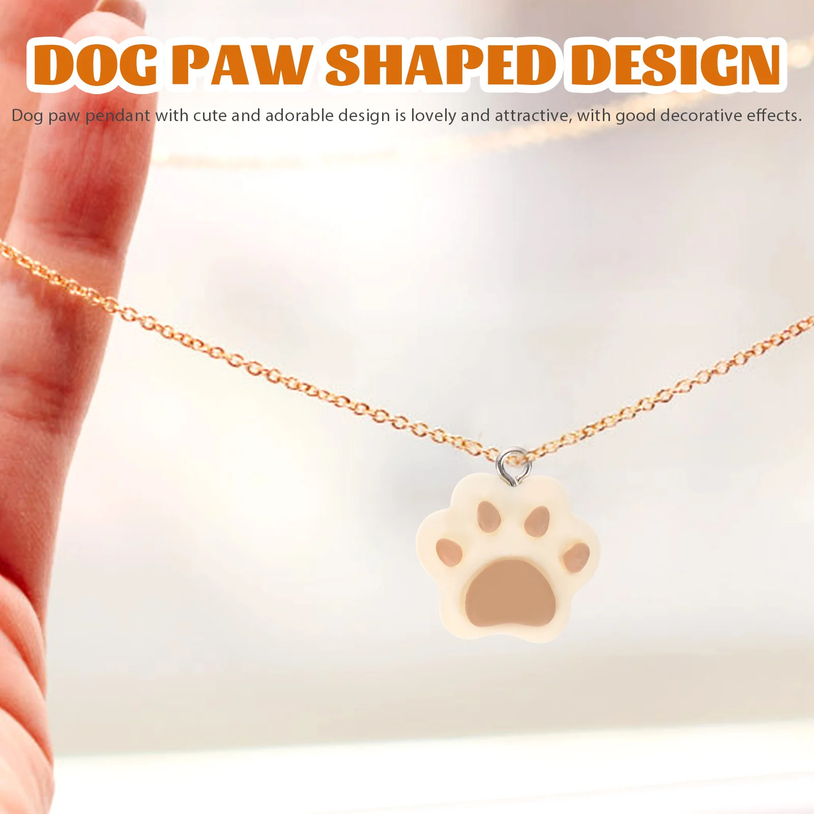 

18pcs Resin Charms Dog Paw Cute Pendants For Diy Jewelry Making Crafts Keychain Necklace Bracelet Earrings Decorative