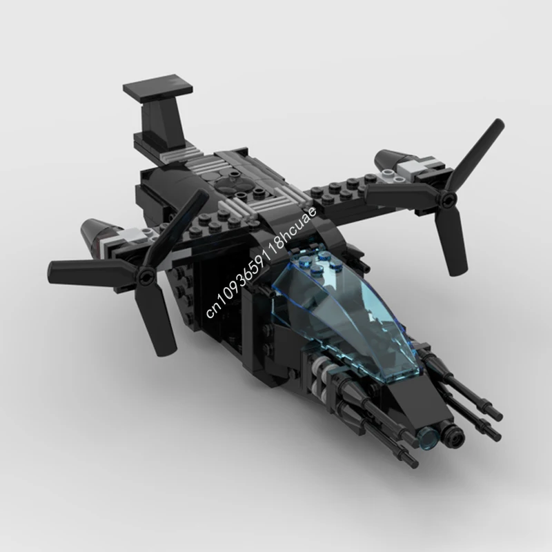 187ピース MOC ウルトラエージェント VTOL ヘリコプター/飛行機 組み立てブロック クリエイティブ クリスマス おもちゃ ギフト STEM STEAM 学習
