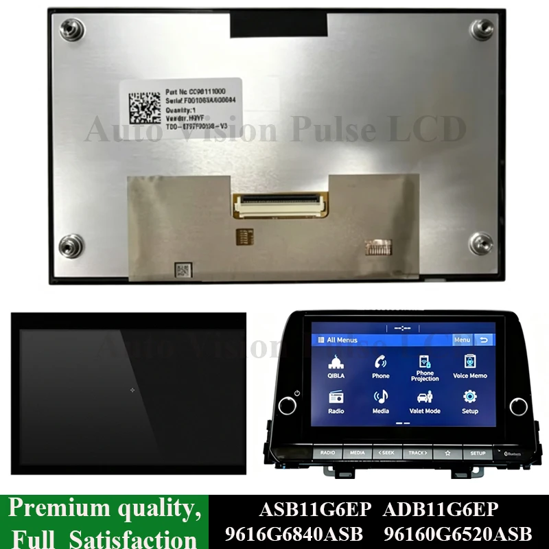 Ecran-d'affichage-lcd-adb11g6ep-96160g6520asb-asb11g6ep-9616g6840asb-pour-autoradio-gps-k-i-a-picanto-2020-2021-2022-2023