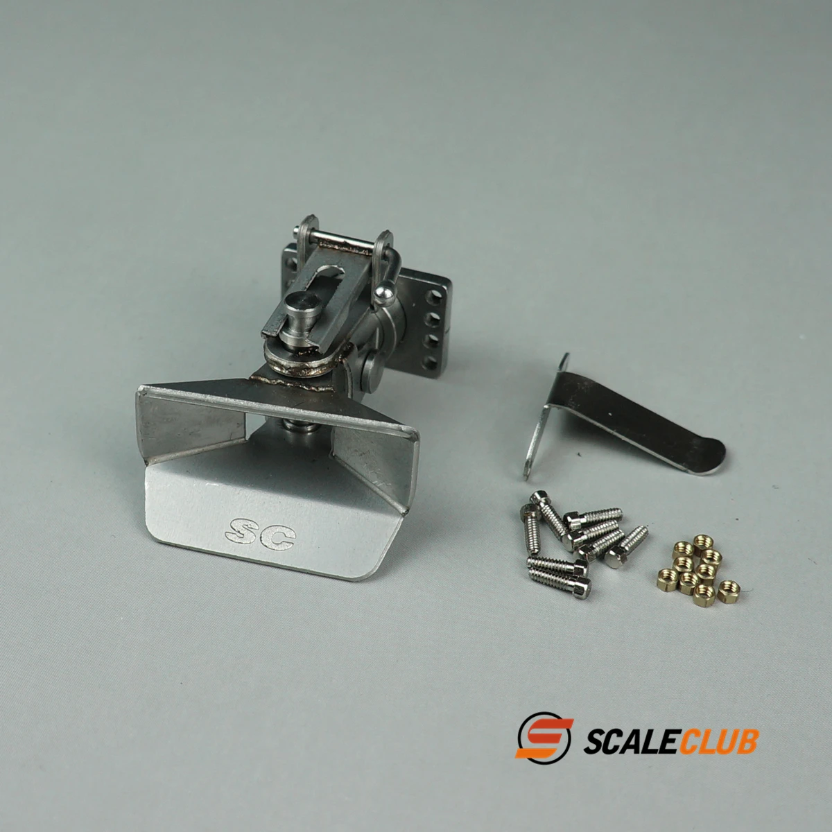 Scaleclub Model 1:14  Drag Head Heavy Mud Bell Mouth Trailer Hook Traction For Tamiya Scania 770S MAN Benz Volvo RC Trailer