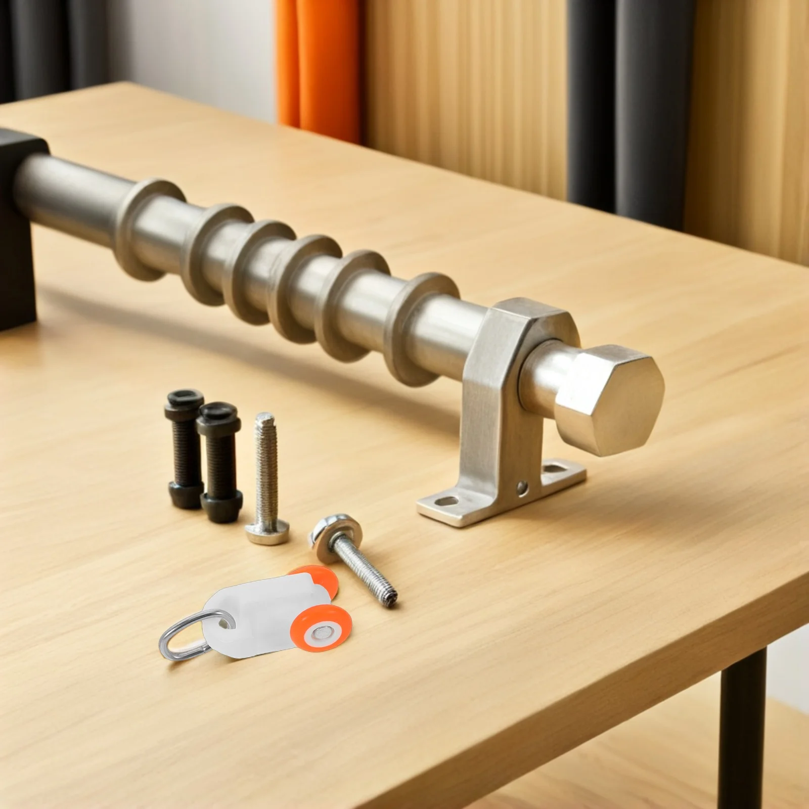 

120Pcs Curtain Track Glider Rollers Silent Smooth Operation Universal Compatibility Drapery Rail Sliding Accessories