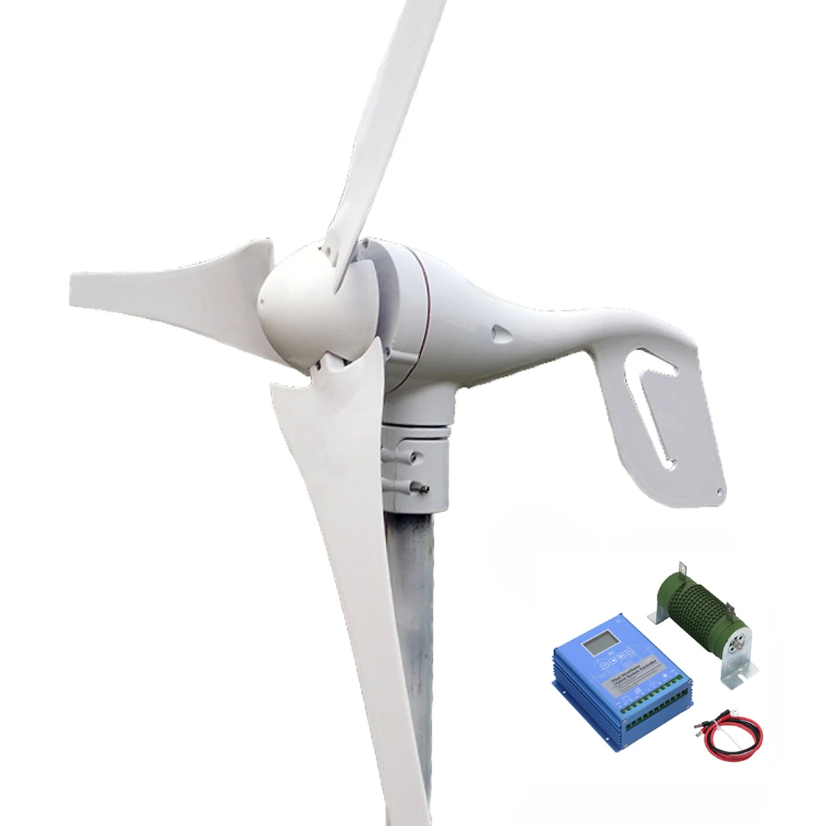 3/5 Blades Optional 400W 12V/24V  Wind Turbine Generator Permanent Magnet Wind Generator For Home Lighting, Boats