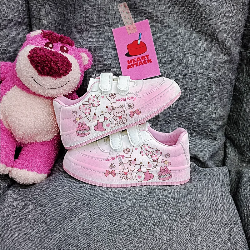 children\'s hello kitty sneakers girls boys shoes Casual basketball Kid Running Fashion Sports 3 and 18 year old girls Shoes Gift