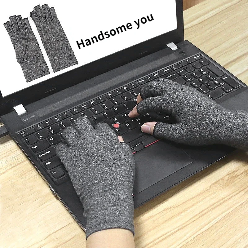 Guantes térmicos táctiles de compresión para artritis - imagen 4
