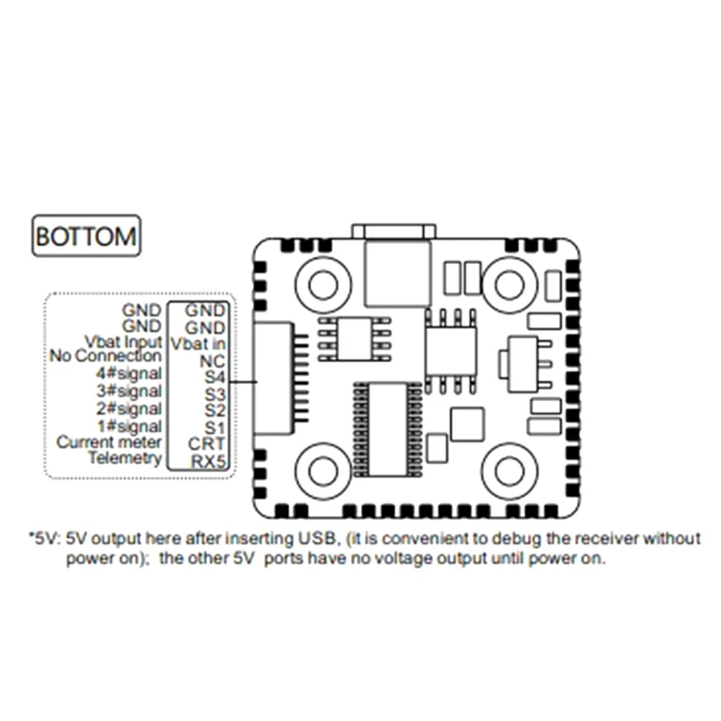A20F-F7 وحدة تحكم في الطيران 35X30mm لأجزاء الطائرة بدون طيار FPV للتحكم عن بعد
