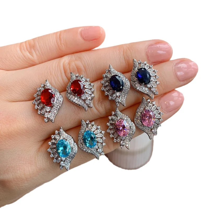 Colorful Jewelry Earrings for Women Micro Pave Jewelry Accessories
