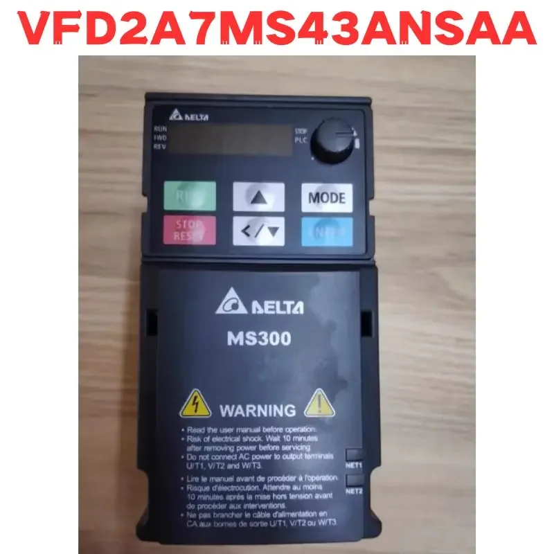 

Second-hand VFD2A7MS43ANSAA Inverter Tested OK