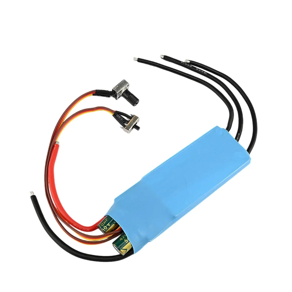 

1 шт. ZS-X60 50A Плата контроллера бесщеточного двигателя 99x36 мм, пиковая мощность 1000 Вт, с защитой от перегрузки по току, для высоких скоростей