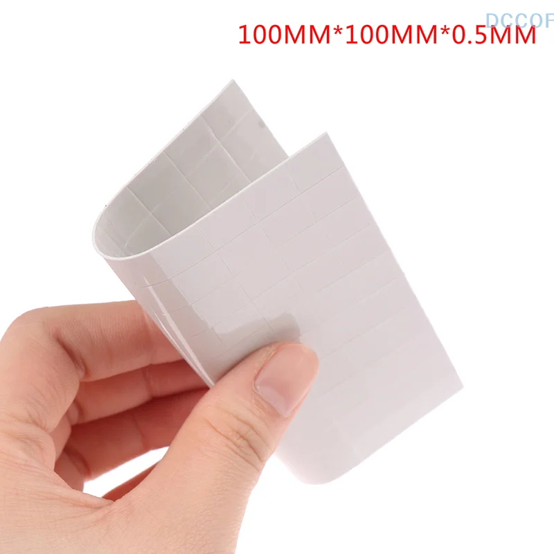 100x 10mm*10mm*0.5mm GPU CPU Heatsink Cooling Conductive Silicone Thermal Pad