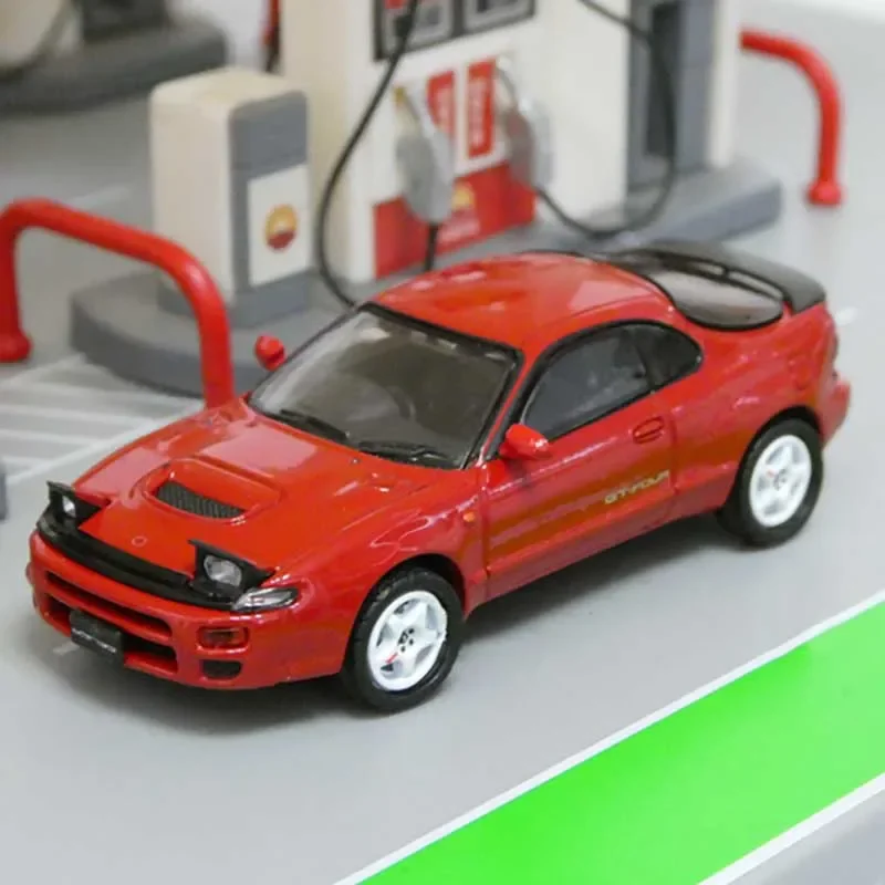 Hobby Japón Original Diecast 1: 64 escala Celica Gt-four RC ST185 coche en miniatura de aleación colección clásica para adultos exhibición niños juguete para regalo