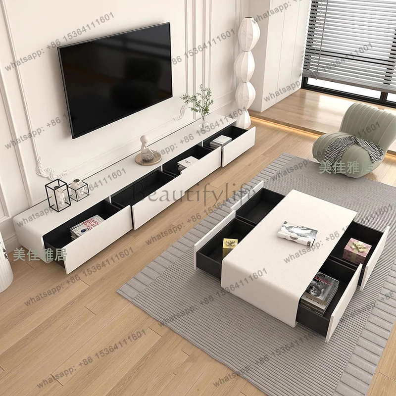 Modern Drawers Tv Stands Living Room Mobile Luxury Display Storage Universal Tv Table Organizer Muebles Chinese Style Furniture
