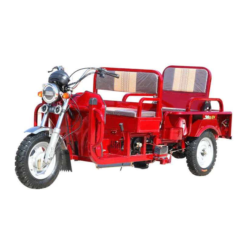 Fuel tricycle household scooter passenger and cargo mini small leisure disabled  tricycle