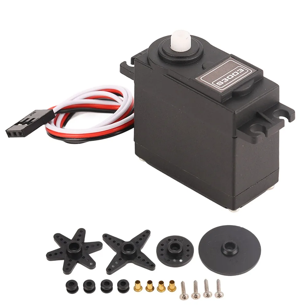 Low Noise Standard Servo Motor High Speed 180 Degree Rotation RC Servo Motor Continuous Rotation Servo for Futaba RC Racing