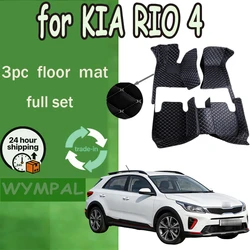 Car Floor Mats For KIA RIO 4 K2 X-Line 2022 2021 2020 2019 2018 2017 Carpets Custom Auto Interior Accessories Covers Decor Rugs