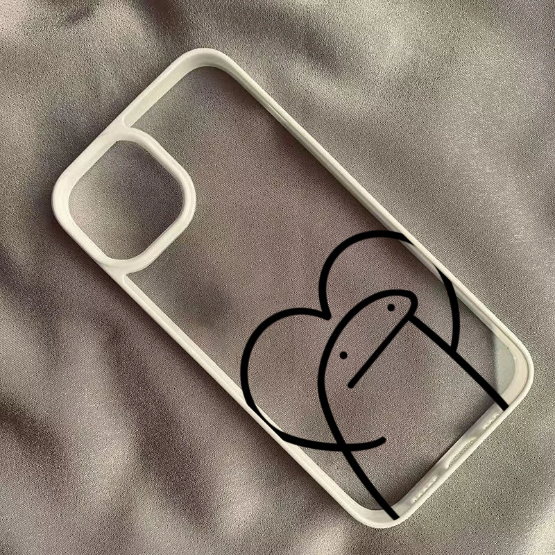Niedliche, lustige Matchman-Handyhülle für iPhone 17, 16, 15 Pro Max, iPhone 17, Air 11, 12, 13, 14 Pro Max, 14, 15, 16 Plus, XR, klare Abdeckung