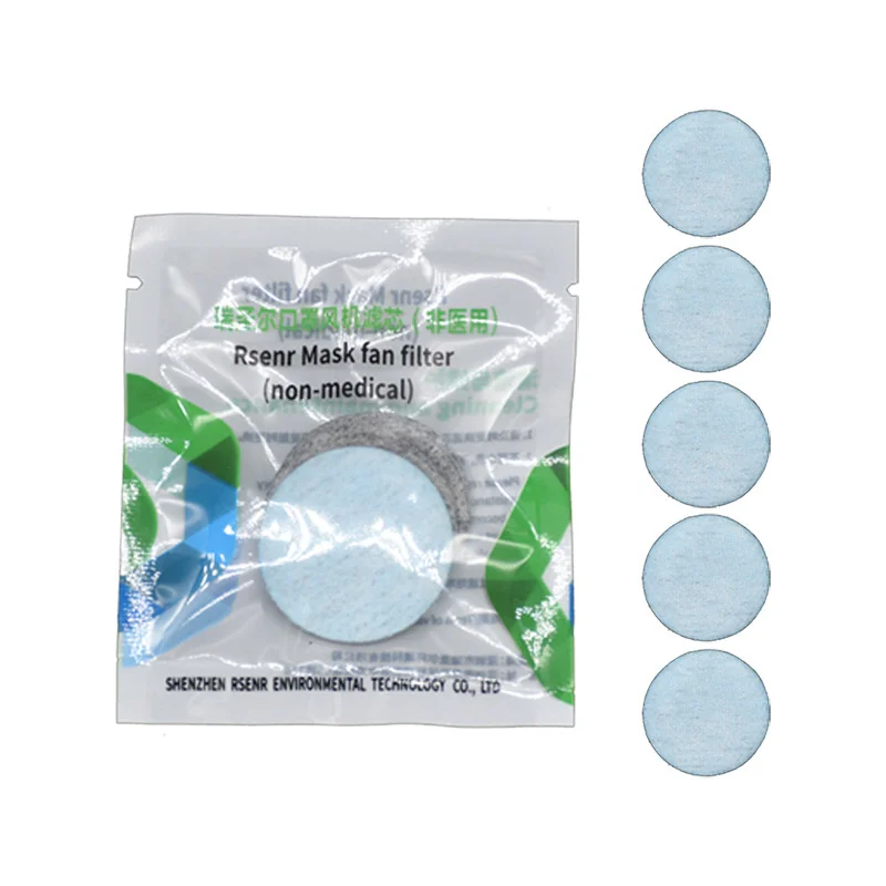 개인 마스크 팬 냉각 공기 필터 여름 웨어러블 야외 스포츠를위한 개인 스마트 전기 미니 팬 새로운 고품질 FS101