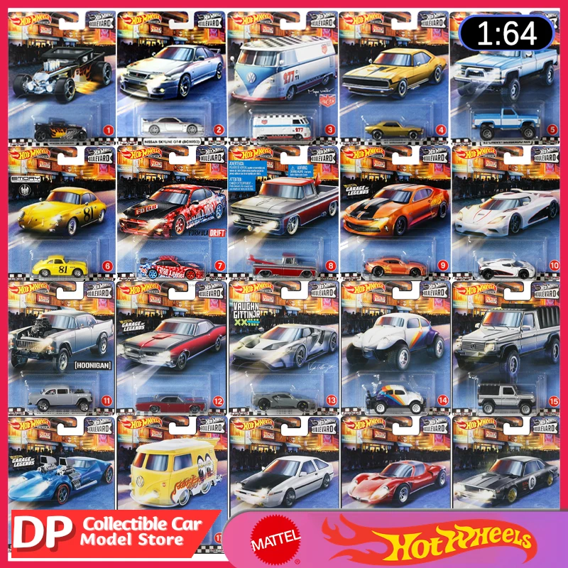 No. 1~30 Hot Wheels Premium Boulevard Series Set Collector 1:64 Scale Diecast Vehicle Cars Collection Rare Out-Of-Print Car