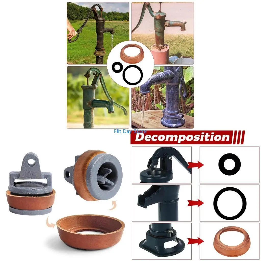 F92C Practical Pump Seal Set With Waterproof Silicone Gaskets Irrigation Pump Accessories For Backyard Irrigation Systems