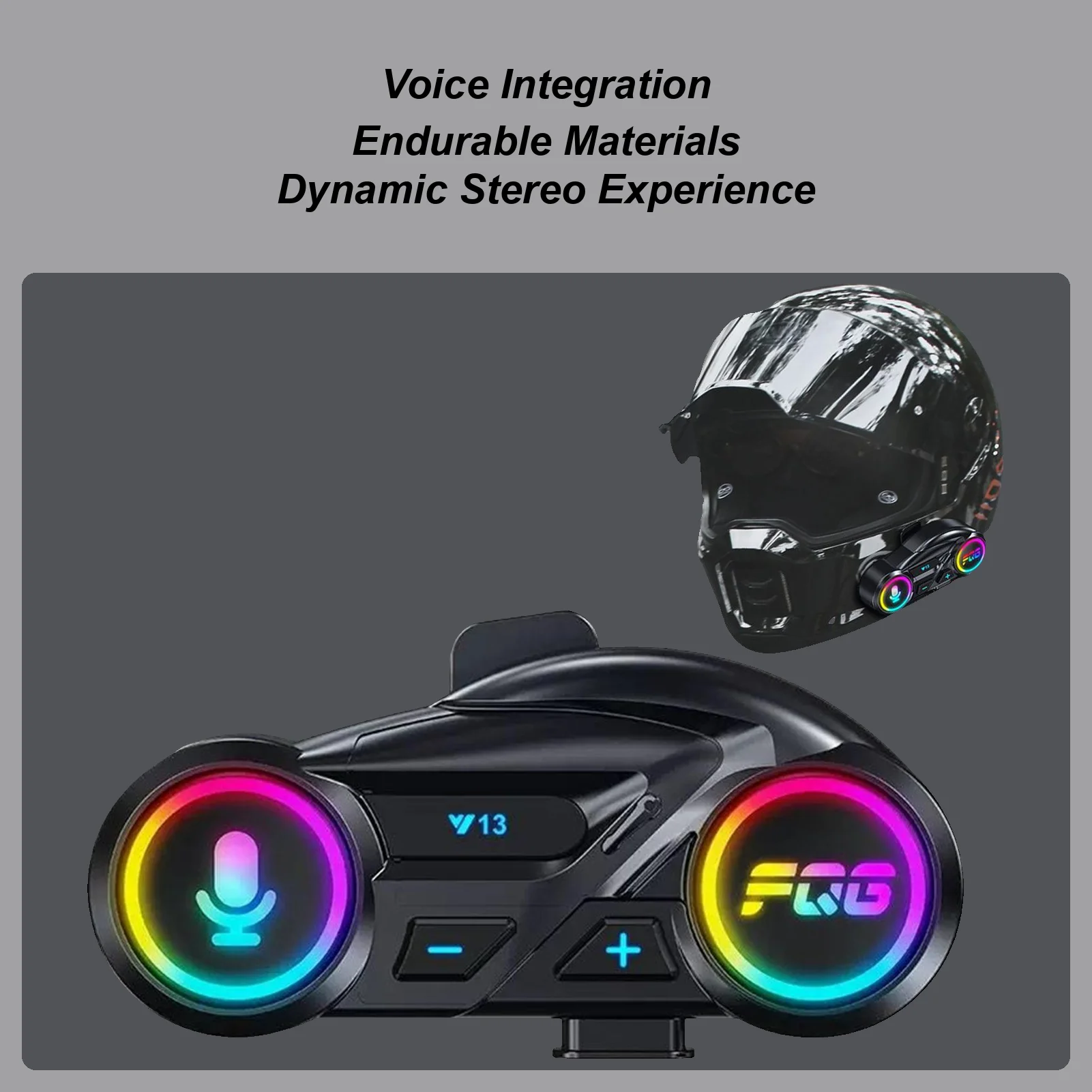 

Helmet Headphones Wireless Motorcycle Helmet With Speakers Noise Reduction Waterproof 800mAh Earbuds For Skiing Racing Touring