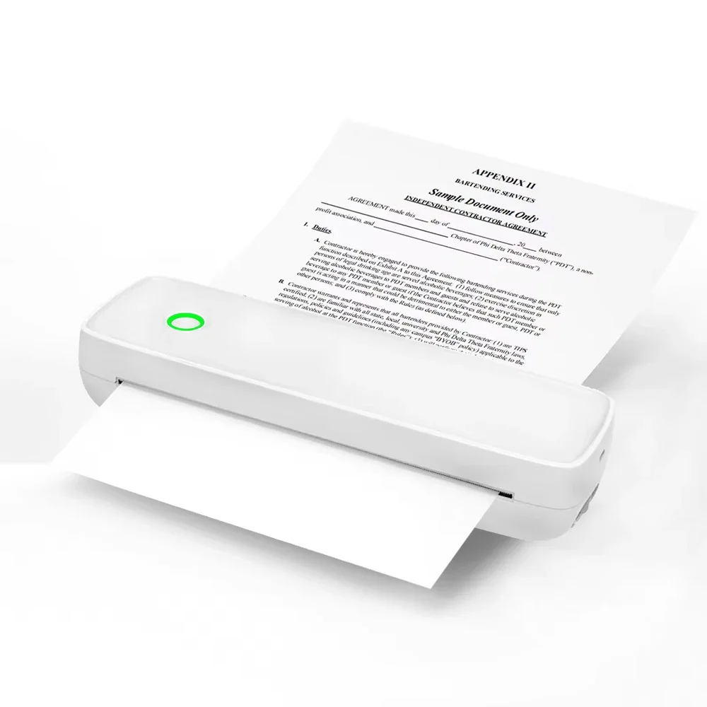 

Cheap Blue Tooth Pocket Photo Document Printer Portable Phone Digital Wireless A4 Thermal Printer