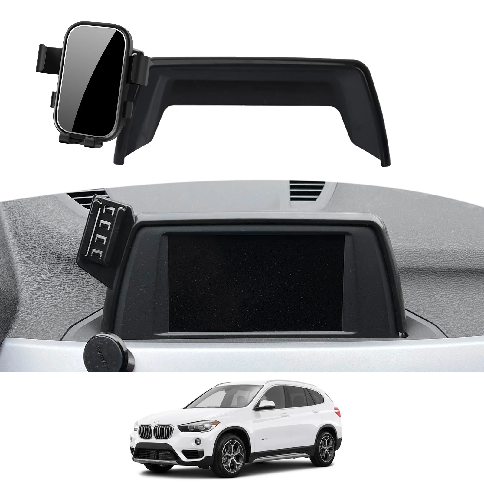 

Car Mobile Phone Holder for BMW X1 2016~2019 F48 (6.5in) GPS Bracket Navigation Stand Auto Accessories