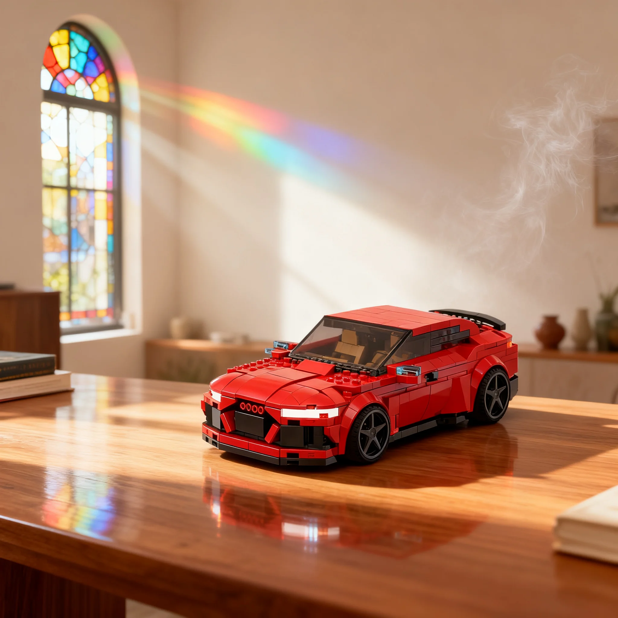 352ピース-moc-シティチャンピオンズ-audi-rs-7-レッド-モデルビルディングブロック-アーキテクチャ組み立て-クリエイティブdiy-誕生日-クリスマスギフト-おもちゃ