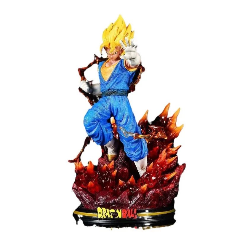 Figurine d'anime Dragon Ball pour garçons, Super Saisuperb, Vegetto, modèle de jouets, figurines d'action, collection de statues, pendentif, décoration de bureau, cadeaux