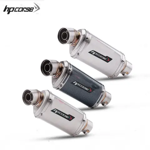 Universal Motorcycle Exhaust Tail Pipe Modify T98 Dripping Muffler with DB Killer For 250SR 400NK VERSYS650 XSR700 NSS350 ZT125