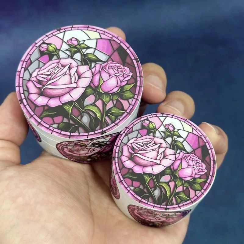 2/2.4 بوصة زهرة عشب طاحونة دليل كسارة معدنية التوابل مدقة الفلفل هاون الملح قاطعة المطحنة طاحونة أدوات التدخين اكسسوارات #2